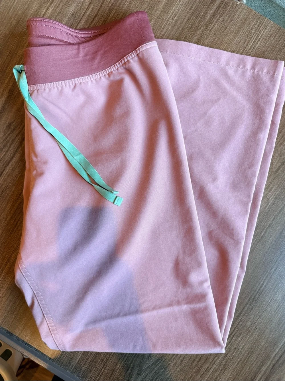 Figs Pink Drawstring scrub Pants - Picture 1 of 2